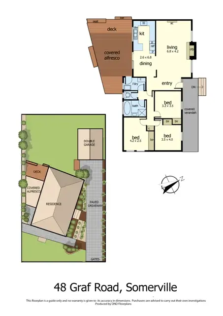Floorplan of Homely house listing, 48 Graf Road, Somerville VIC 3912