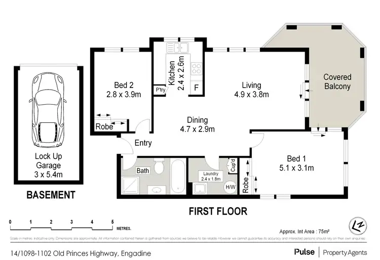 Floorplan of Homely apartment listing, 14/1098-1102 Old Princes Highway, Engadine NSW 2233