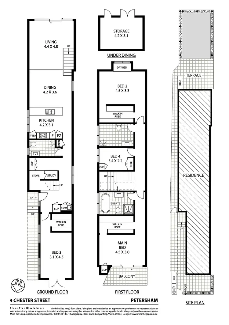 Floorplan of Homely house listing, 4 Chester Street, Petersham NSW 2049