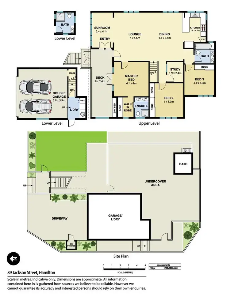 Floorplan of Homely house listing, 89 Jackson Street, Hamilton QLD 4007