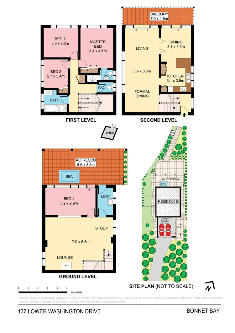 Floorplan of Homely house listing, 137 Lower Washington Drive, Bonnet Bay NSW 2226