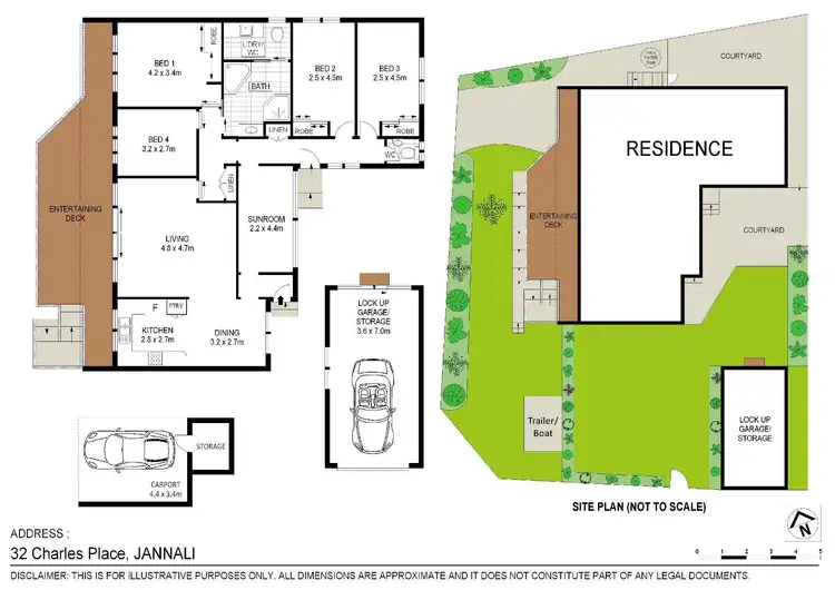Floorplan of Homely house listing, 32 Charles Place, Jannali NSW 2226