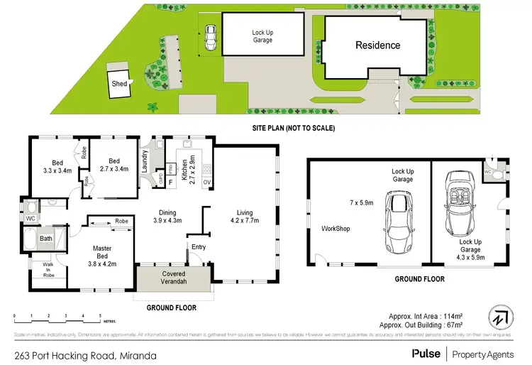 Floorplan of Homely house listing, 263 Port Hacking Road, Miranda NSW 2228