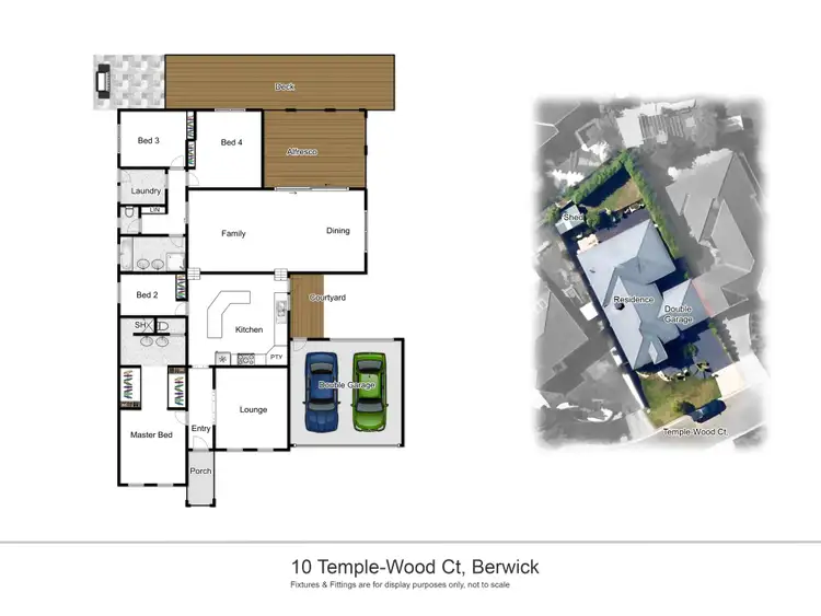 Floorplan of Homely house listing, 10 Temple Wood Court, Berwick VIC 3806