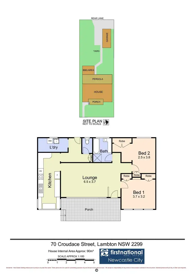 Floorplan of Homely house listing, 70 Croudace Street, Lambton NSW 2299
