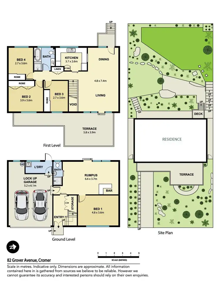 Floorplan of Homely house listing, 82 Grover Avenue, Cromer NSW 2099