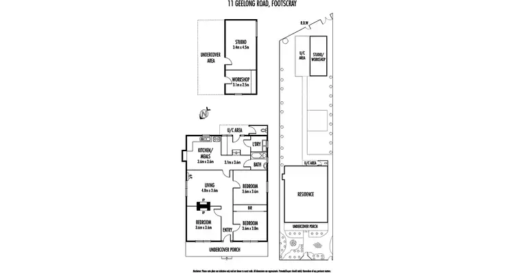 Floorplan of Homely house listing, 11 Geelong Road, Footscray VIC 3011