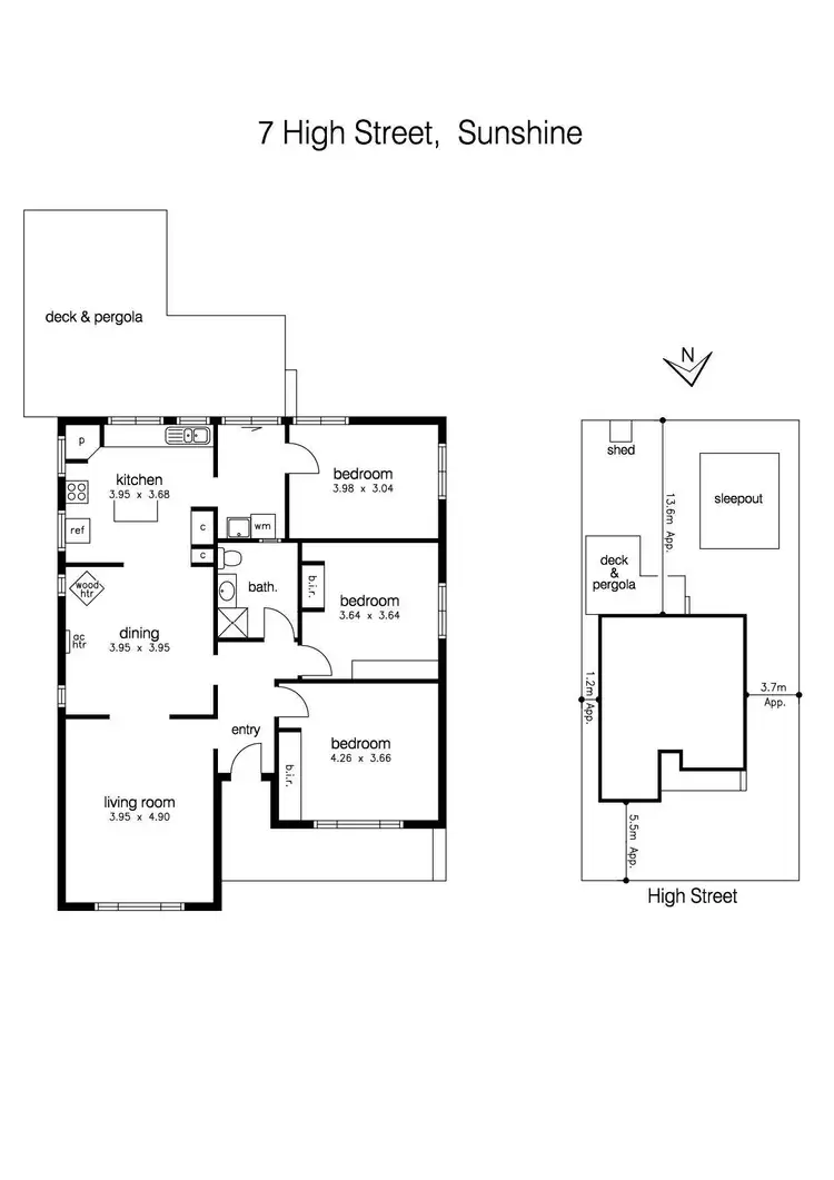 Floorplan of Homely house listing, 7 High Street, Sunshine VIC 3020