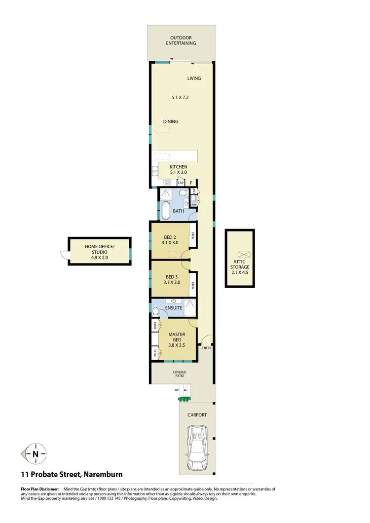 Floorplan of Homely house listing, 11 Probate Street, Naremburn NSW 2065