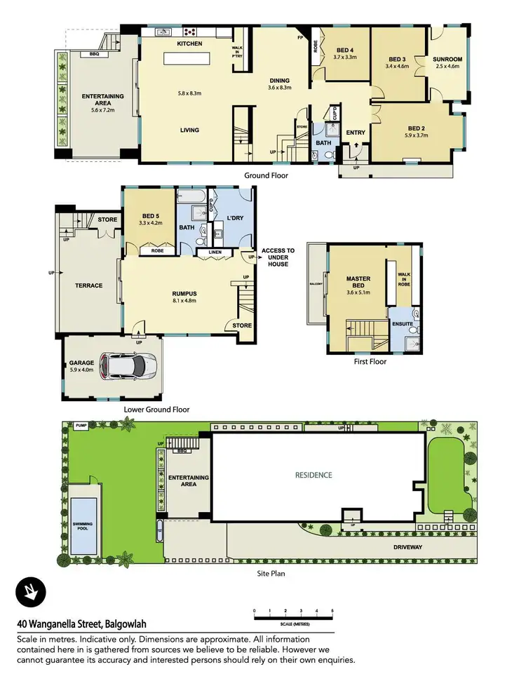 Floorplan of Homely house listing, 40 Wanganella Street, Balgowlah NSW 2093