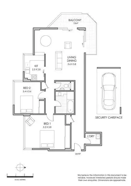Floorplan of Homely apartment listing, Level 1/1/5-15 Farrell Avenue, Darlinghurst NSW 2010