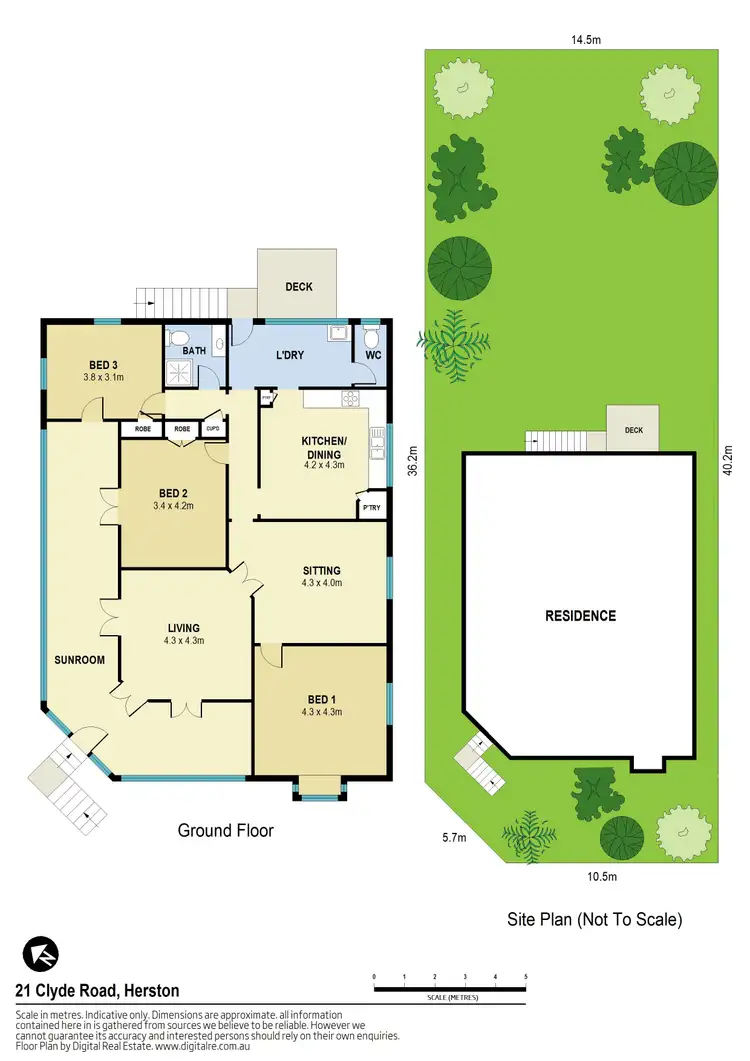 Floorplan of Homely house listing, 21 Clyde Road, Herston QLD 4006