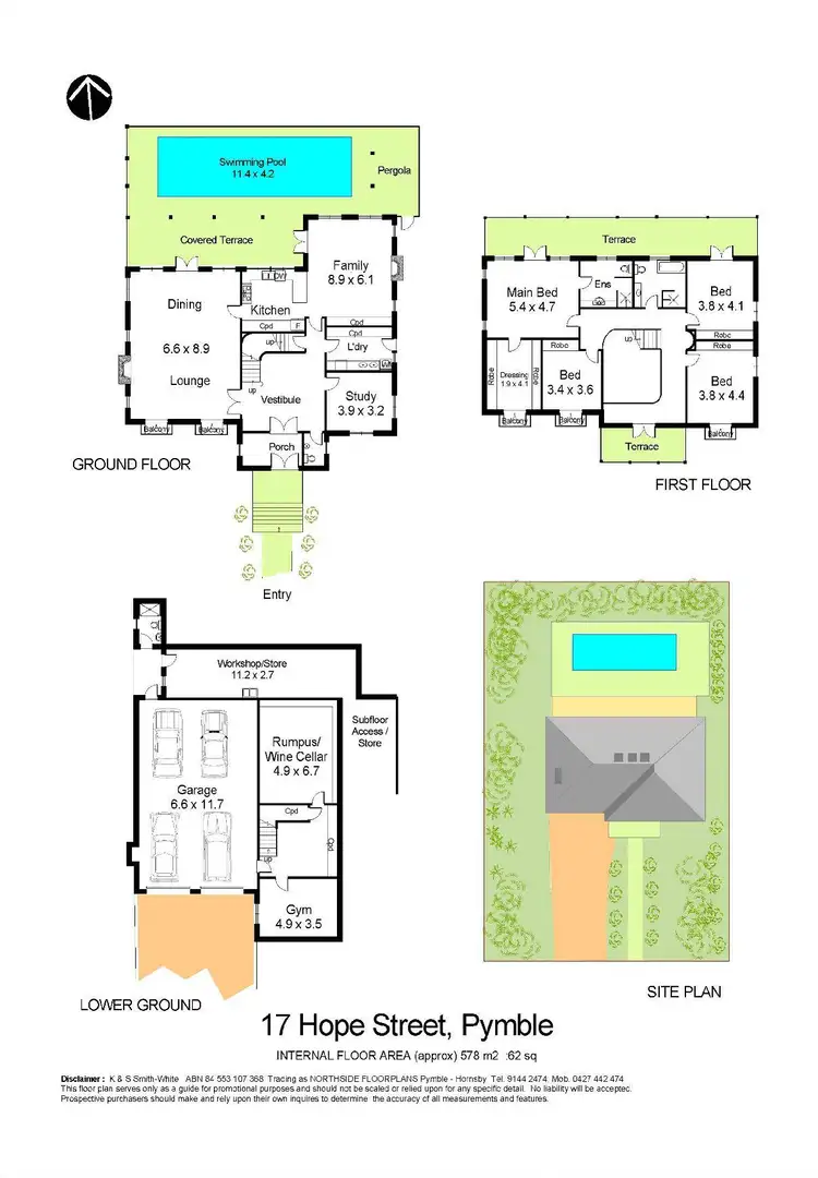 Floorplan of Homely house listing, 17 Hope Street, Pymble NSW 2073