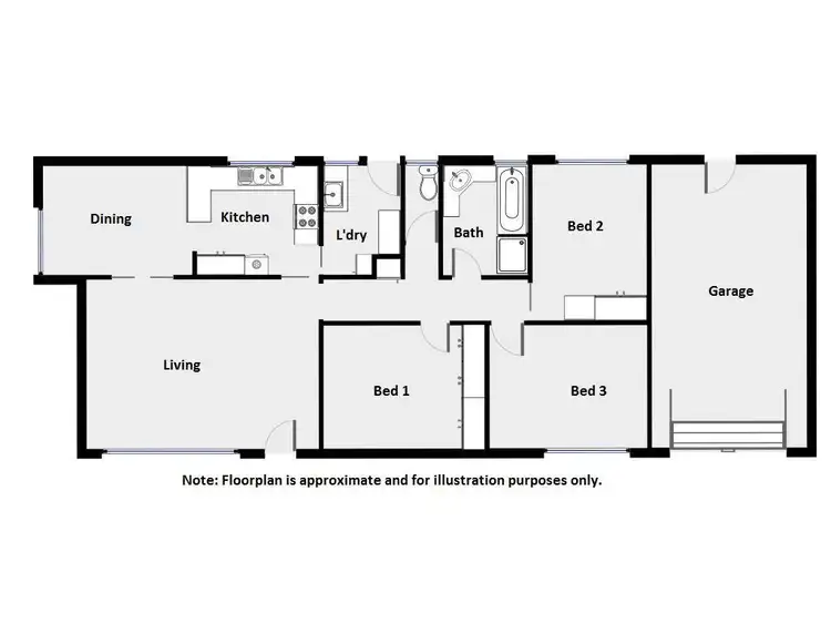 Floorplan of Homely house listing, 109 Eleventh Street, Mildura VIC 3500
