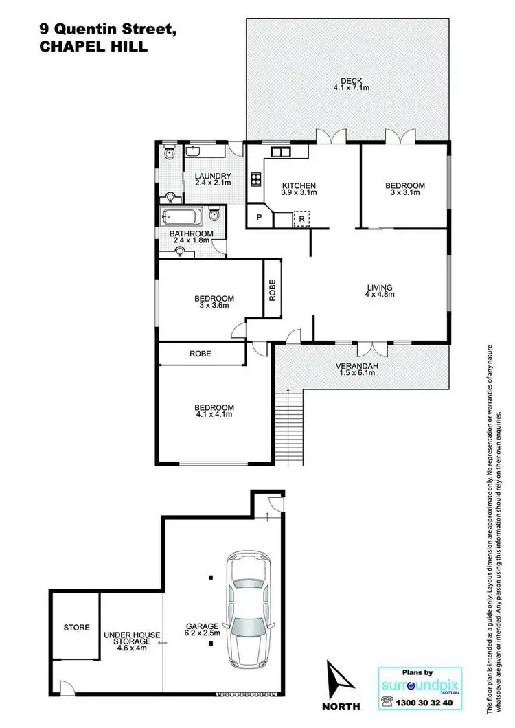 Floorplan of Homely house listing, 9 Quentin Street, Chapel Hill QLD 4069