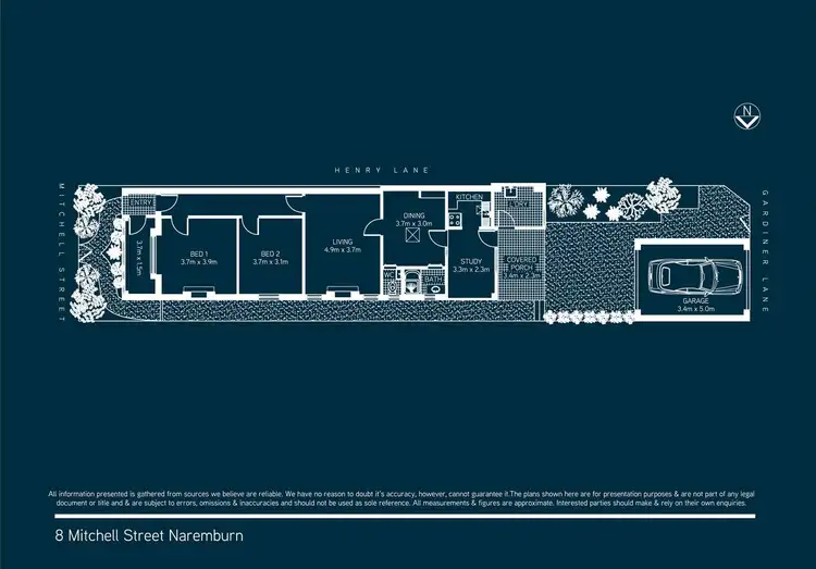 Floorplan of Homely house listing, 8 Mitchell Street, Naremburn NSW 2065