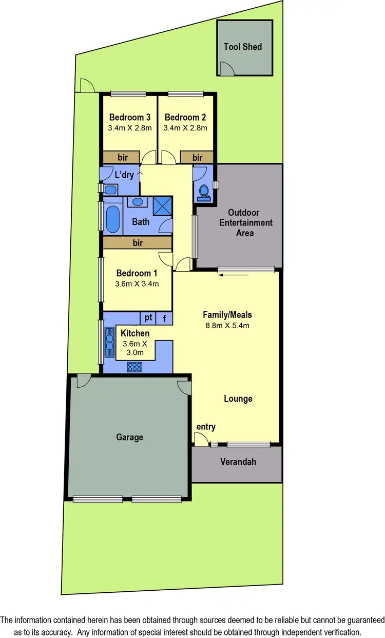 Floorplan of Homely unit listing, 1/15 Hallmark Place, Keilor Downs VIC 3038