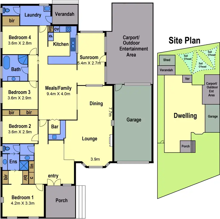 Floorplan of Homely house listing, 9 Mungana Court, Taylors Lakes VIC 3038