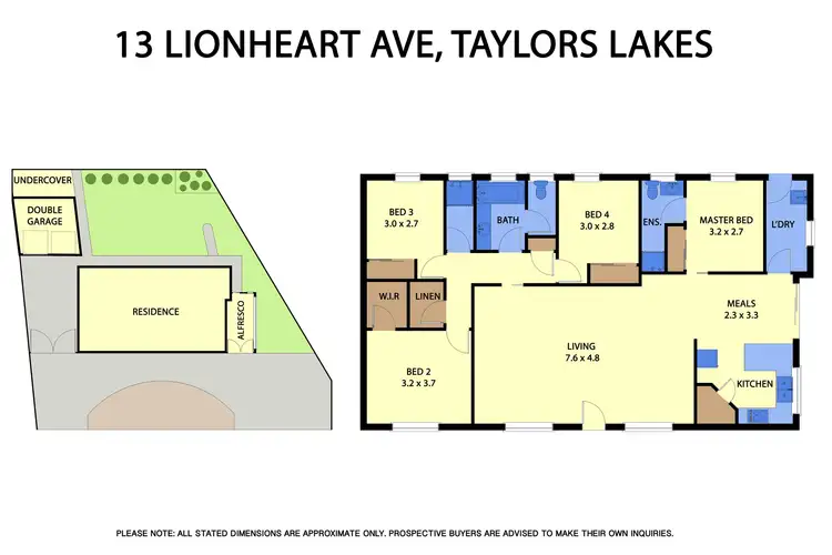 Floorplan of Homely house listing, 13 Lionheart Avenue, Taylors Lakes VIC 3038