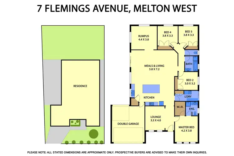 Floorplan of Homely house listing, 7 Flemings Avenue, Melton West VIC 3337
