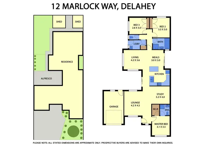 Floorplan of Homely house listing, 12 Marlock Way, Delahey VIC 3037