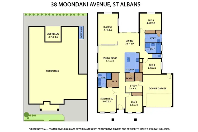 Floorplan of Homely house listing, 38 Moondani Avenue, St Albans VIC 3021