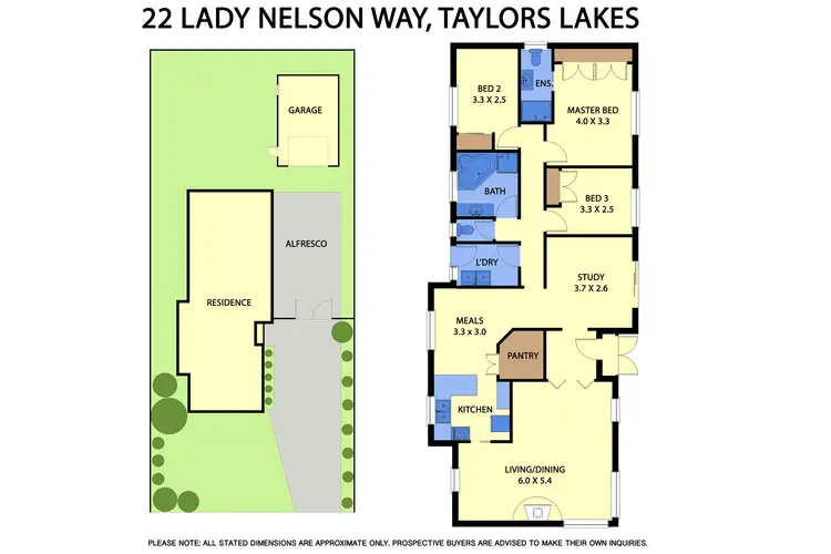 Floorplan of Homely house listing, 22 Lady Nelson Way, Taylors Lakes VIC 3038
