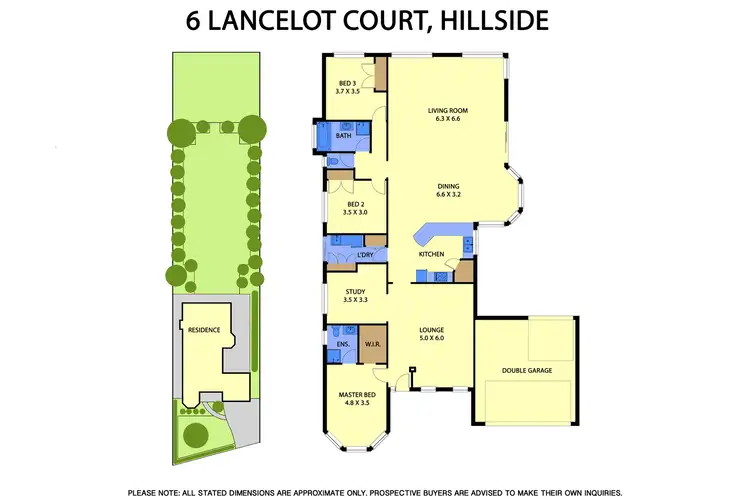 Floorplan of Homely house listing, 6 Lancelot Court, Hillside VIC 3037
