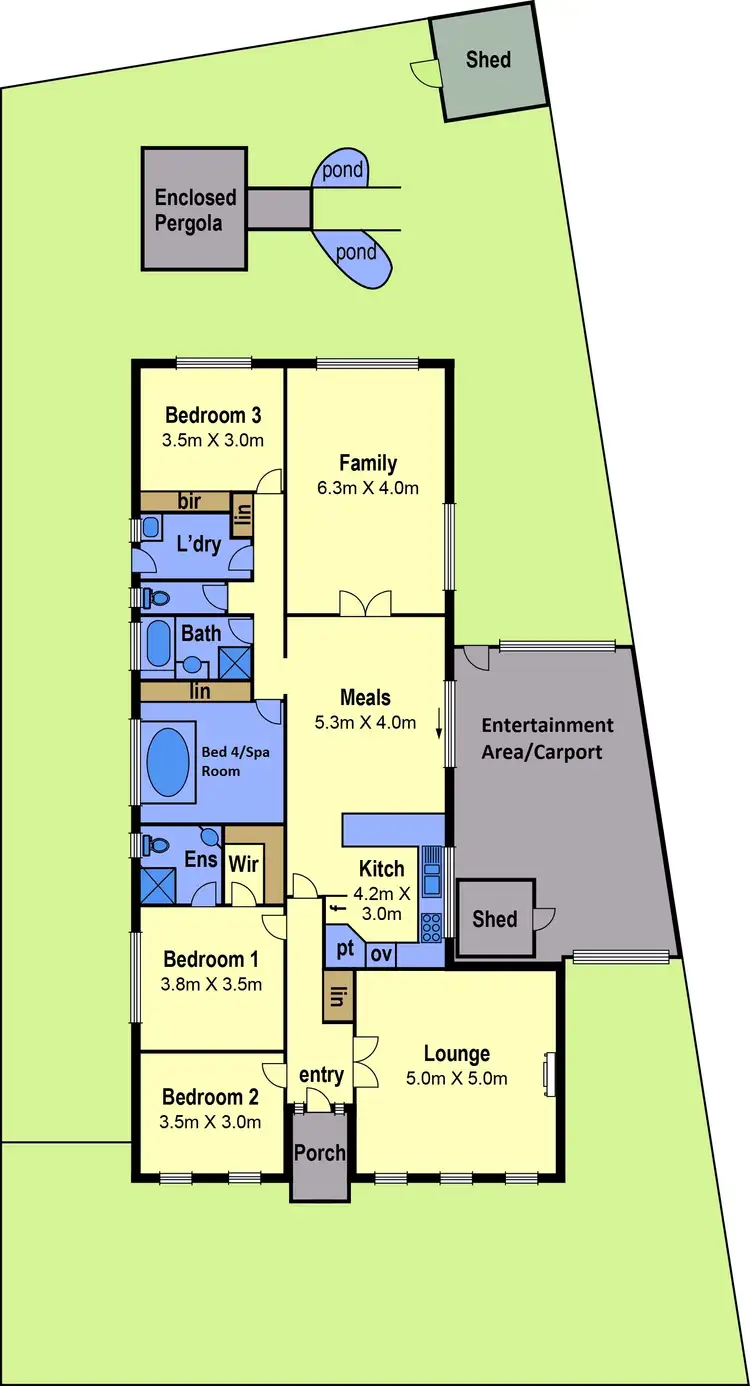 Floorplan of Homely house listing, 7 Roadhouse Wynd, Sydenham VIC 3037