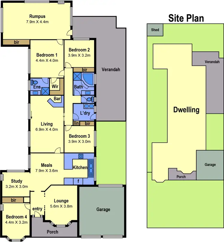 Floorplan of Homely house listing, 109 Parmelia Drive, Taylors Lakes VIC 3038