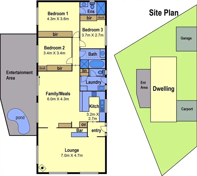 Floorplan of Homely house listing, 6 Verden Place, Keilor Downs VIC 3038