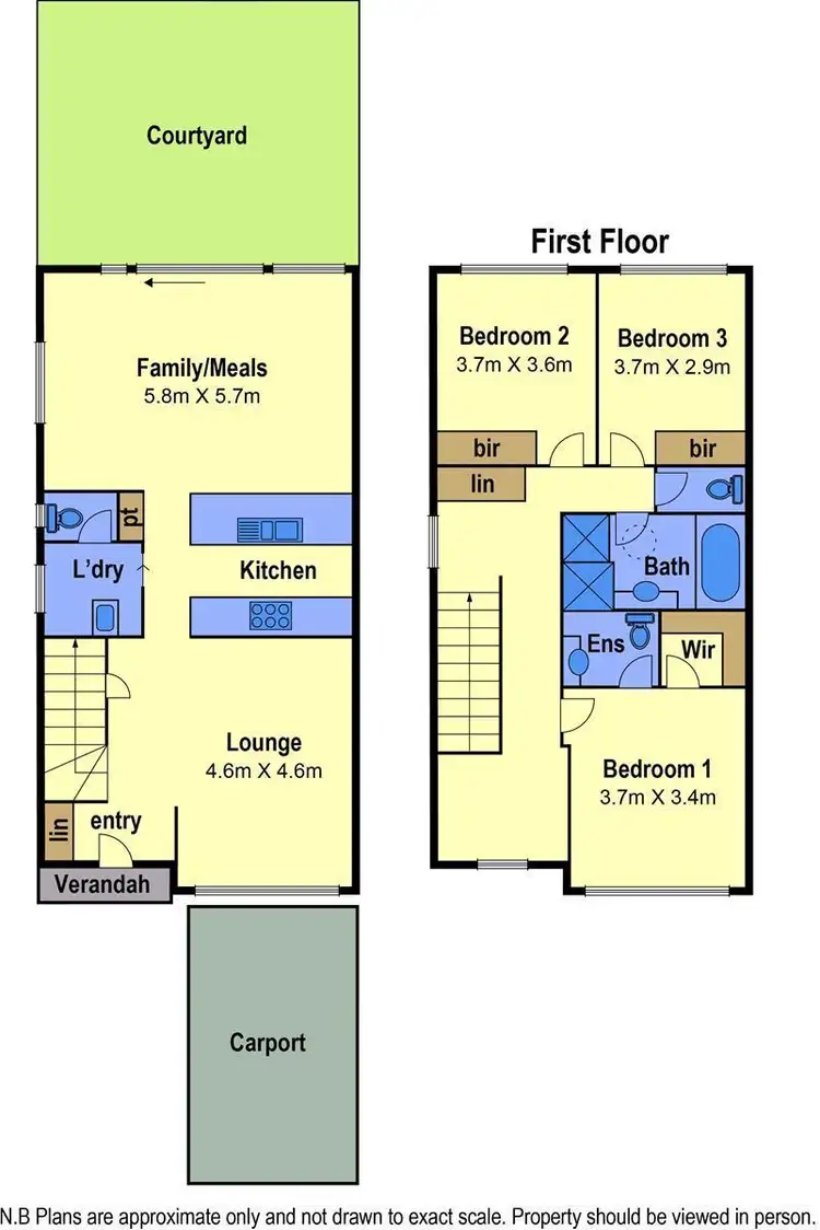 Floorplan of Homely townhouse listing, 30/358 Sydenham Road, Sydenham VIC 3037