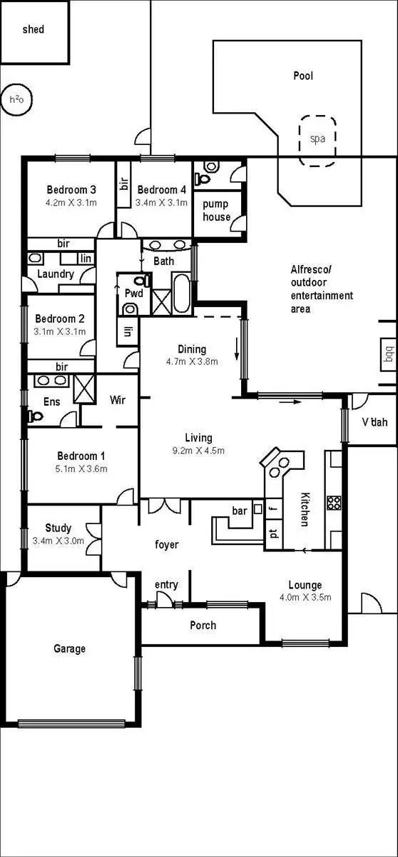 Floorplan of Homely house listing, 109 Robertsons Road, Taylors Lakes VIC 3038