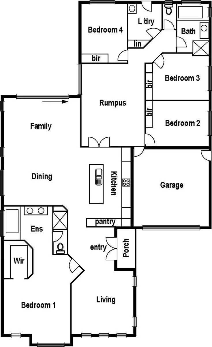 Floorplan of Homely house listing, 34 Balmain Circuit, Taylors Hill VIC 3037