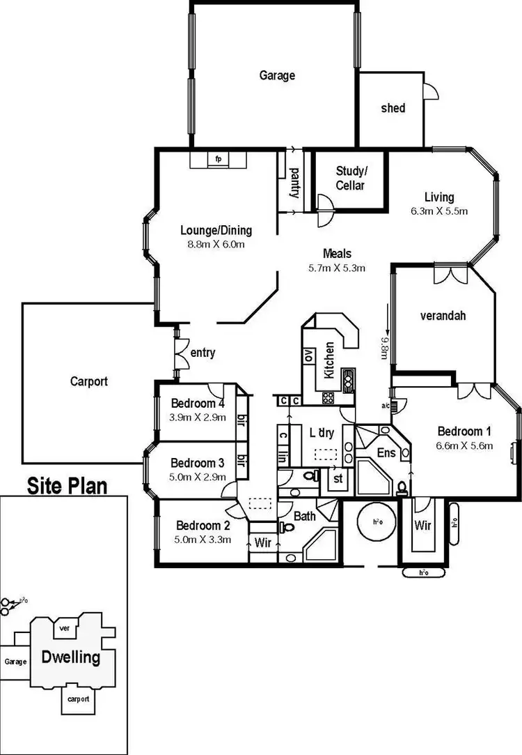Floorplan of Homely house listing, 19 Castlewellan Boulevard, Hillside VIC 3037