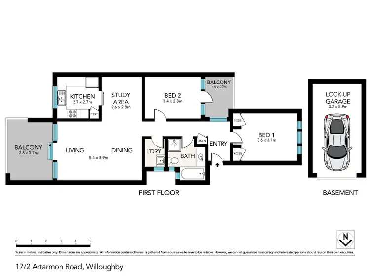Floorplan of Homely apartment listing, 17/2 Artarmon Road, Willoughby NSW 2068