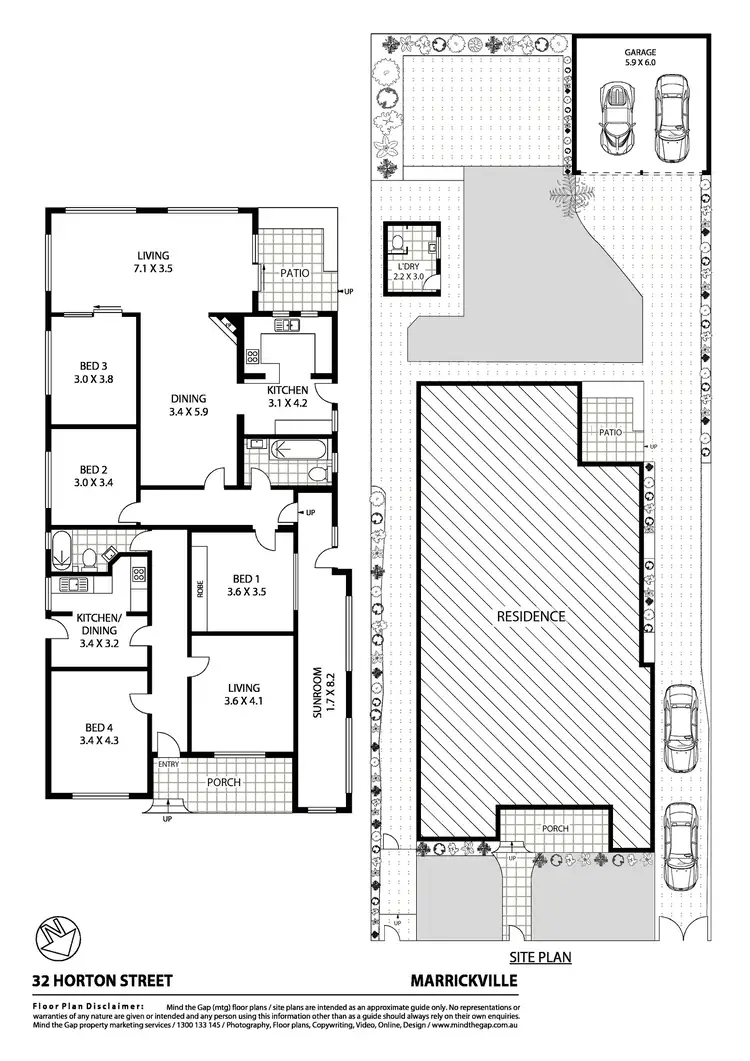 Floorplan of Homely house listing, 32 Horton Street, Marrickville NSW 2204