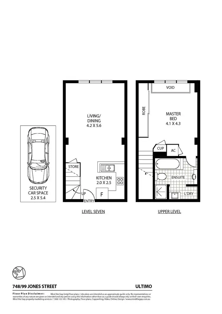 Floorplan of Homely apartment listing, 748/99 Jones Street, Ultimo NSW 2007