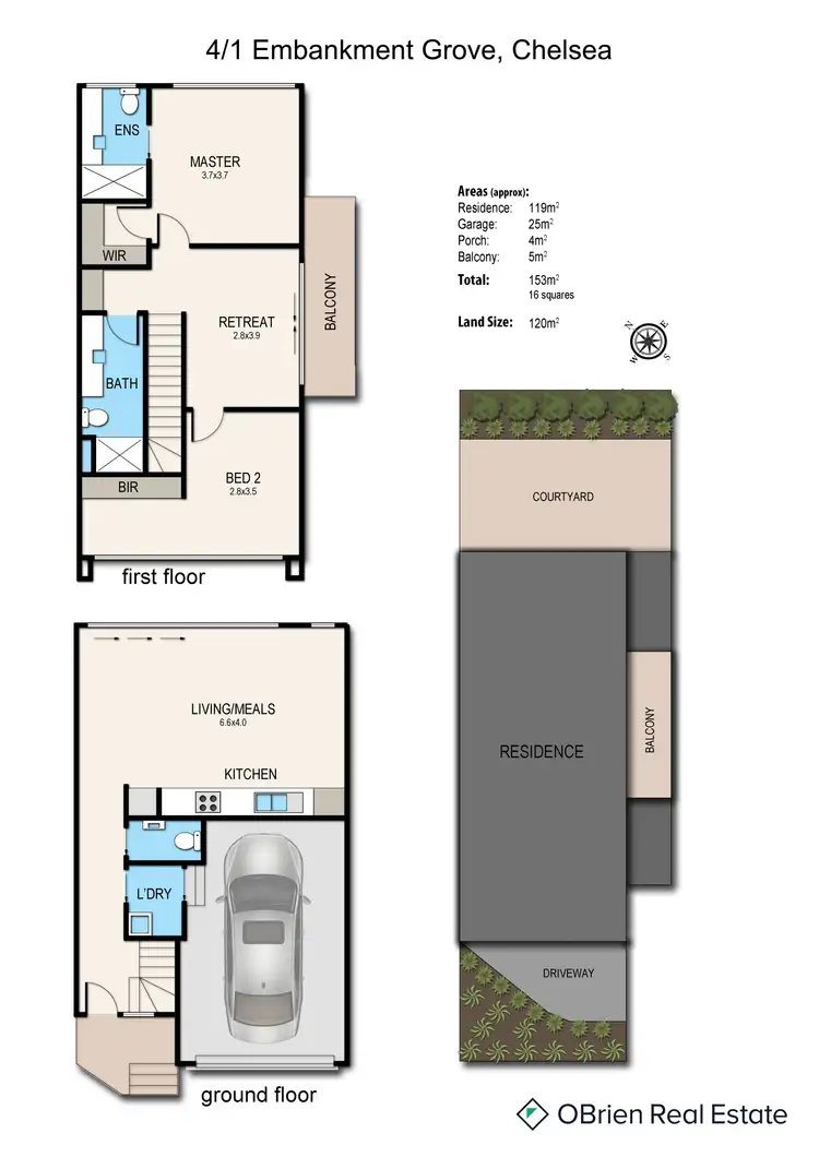 Floorplan of Homely apartment listing, 4/1 Embankment Grove, Chelsea VIC 3196