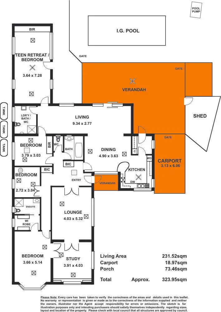 Floorplan of Homely house listing, 15 Hollard Avenue, Grange SA 5022