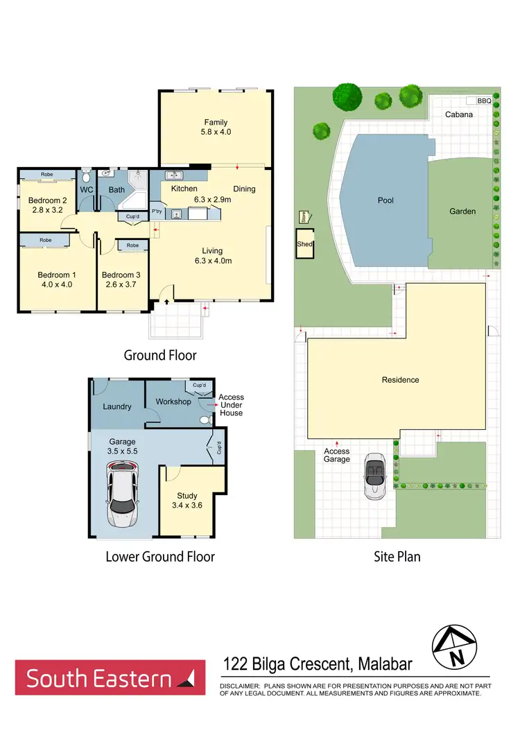 Floorplan of Homely house listing, 122 Bilga Crescent, Malabar NSW 2036