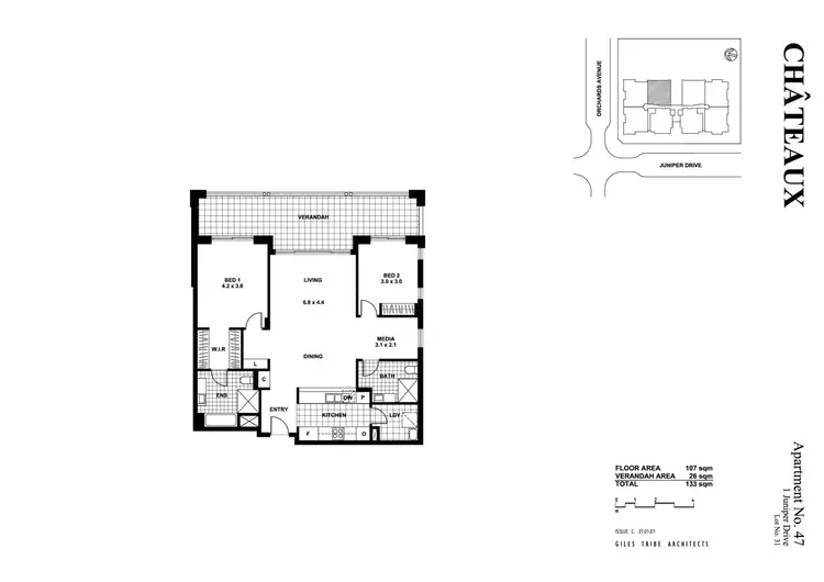Floorplan of Homely apartment listing, 47/1 Juniper Drive, Breakfast Point NSW 2137