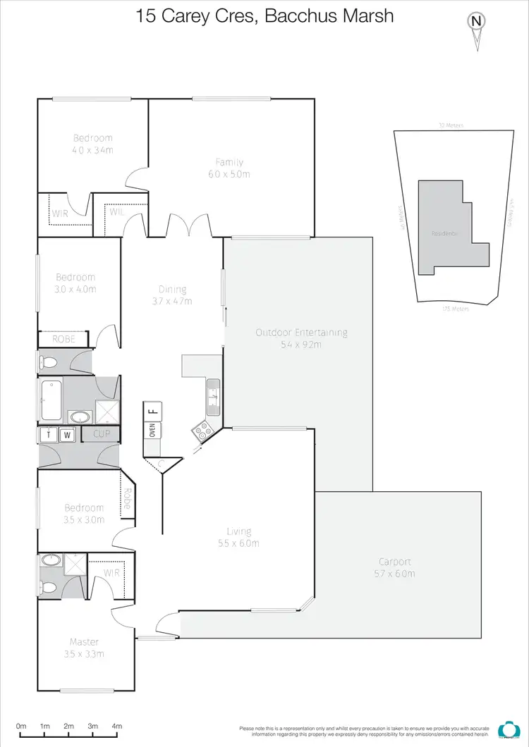Floorplan of Homely house listing, 15 Carey Crescent, Bacchus Marsh VIC 3340