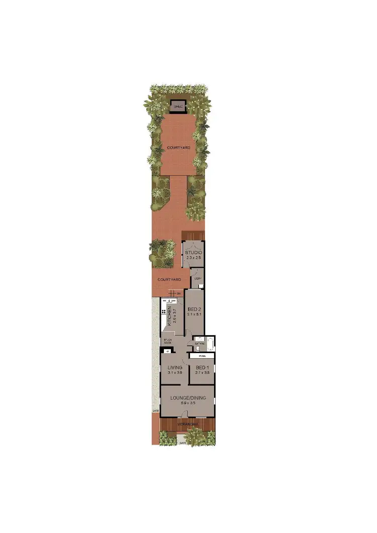 Floorplan of Homely house listing, 5 Woodlands Road, Ashbury NSW 2193