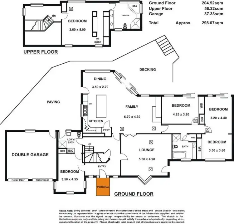 Floorplan of Homely house listing, 11 The Crescent, Crafers SA 5152