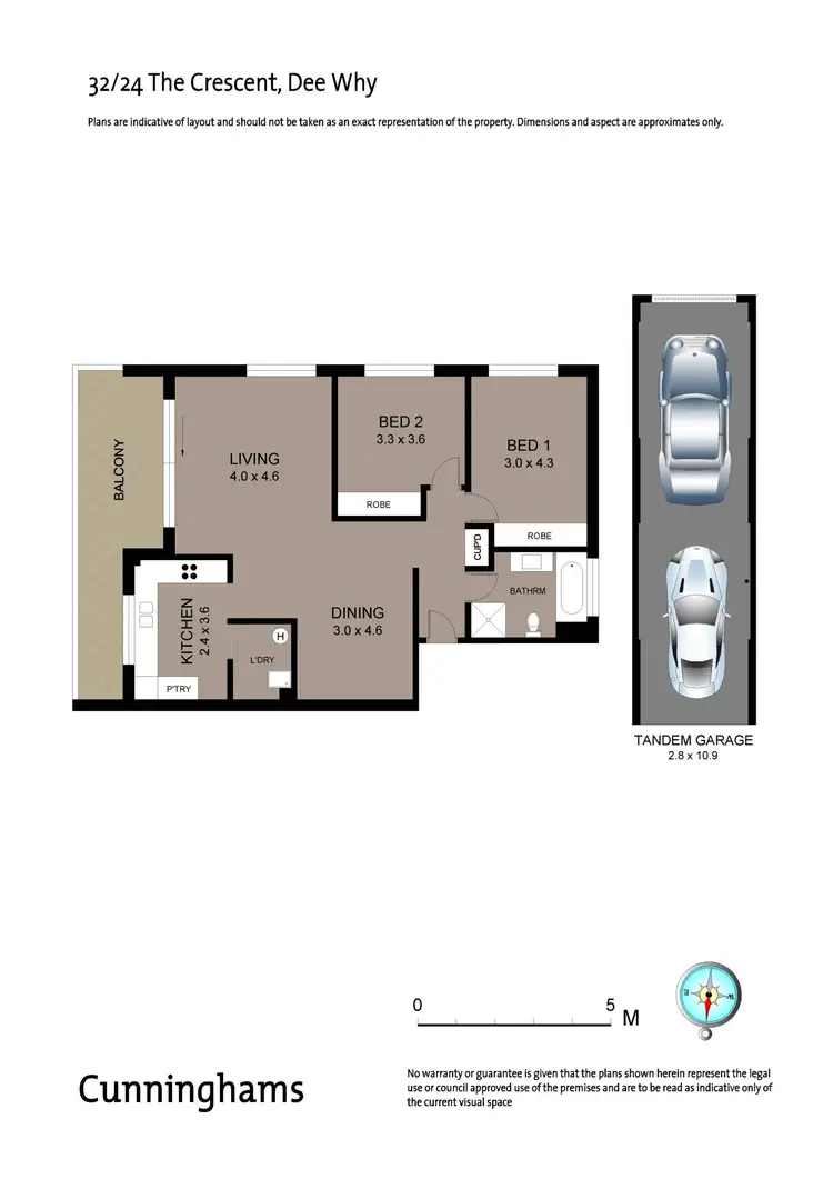 Floorplan of Homely unit listing, 32/24 The Crescent, Dee Why NSW 2099