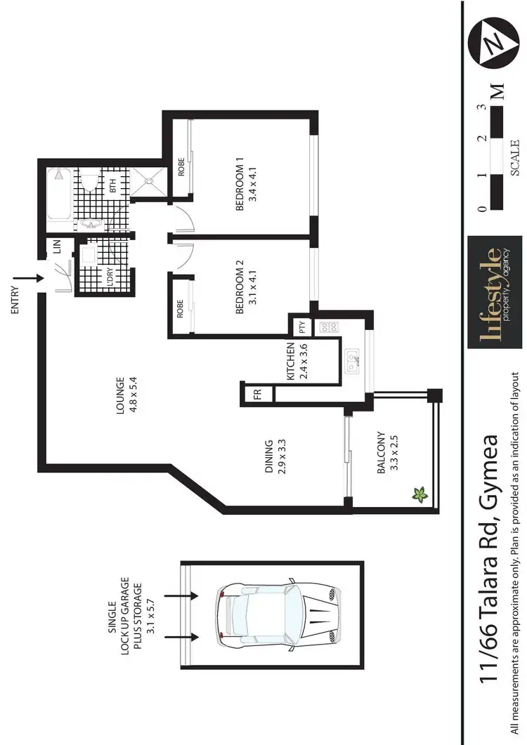 Floorplan of Homely apartment listing, 66 Talara Road, Gymea NSW 2227