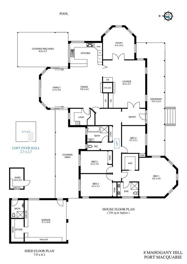 Floorplan of Homely house listing, 8 Mahogany Hill, Port Macquarie NSW 2444