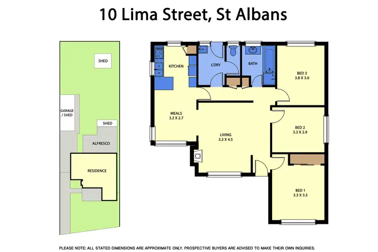 Floorplan of Homely house listing, 10 Lima Street, St Albans VIC 3021