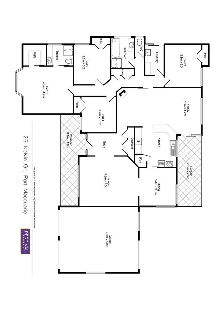 Floorplan of Homely house listing, 26 Kelvin Grove, Port Macquarie NSW 2444